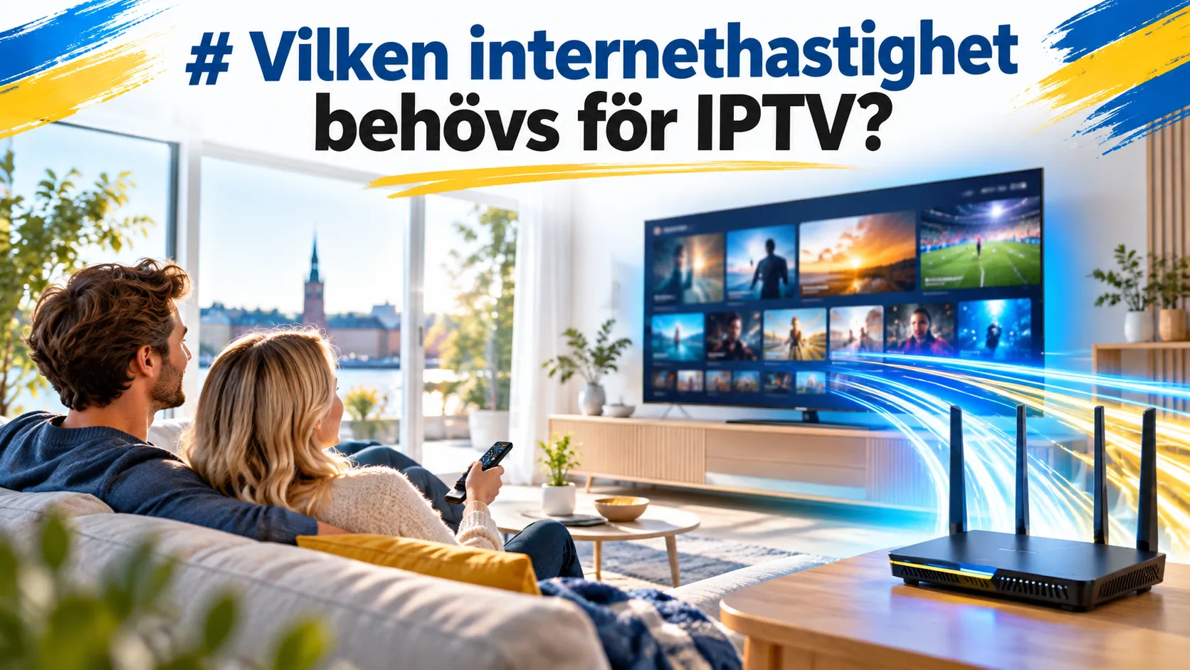 Vilken internethastighet behövs för IPTV?